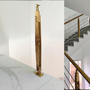 Say Goodbye to Rust! How a Maseru Villa Upgraded to Stylish Custom Color Stainless Steel Posts for Stair Railings