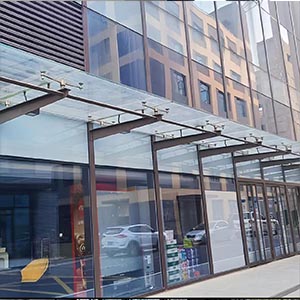 High-Quality Glass Canopy System Project Example for Russia, Kazakhstan, Ukraine