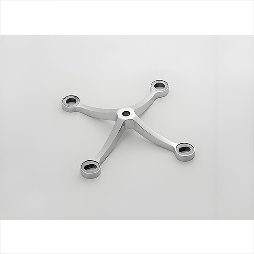 150mm Series 4-Way Stainless Steel Spider Fitting - Model RL1501 for Heavy Duty Glass Facades