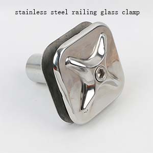 Stainless Steel Glass Clamp J02