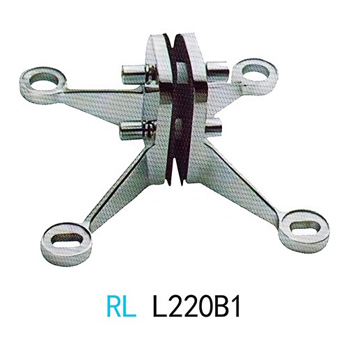 RL L220B1 4-Way Glass Fin Spider Fitting (RL L220B1