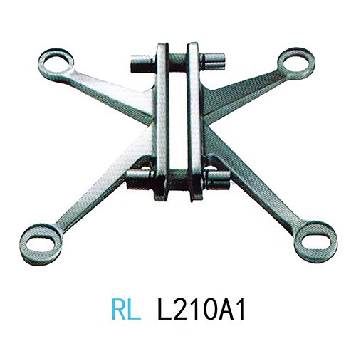 RLL210A1 4-Way Glass Fin Spider Fitting