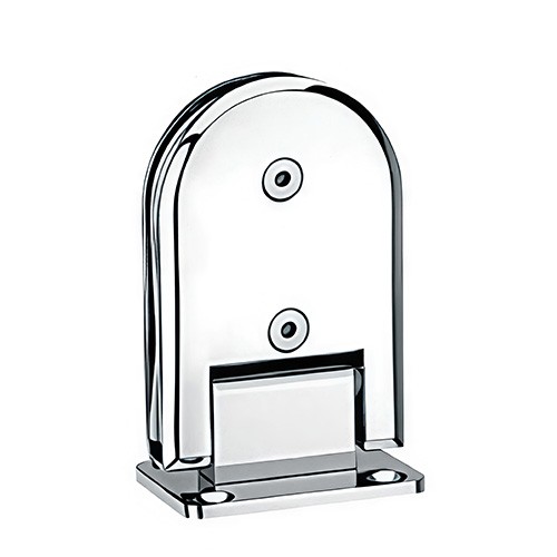 Stainless Steel 90-Degree Semicircle Fixed Glass Clamp | Wall/Floor to Glass | JC-065/066/067